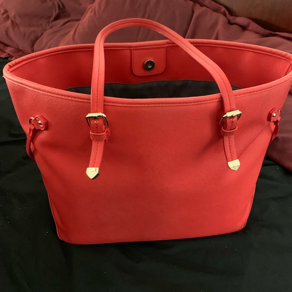 JustFab peach colored purse